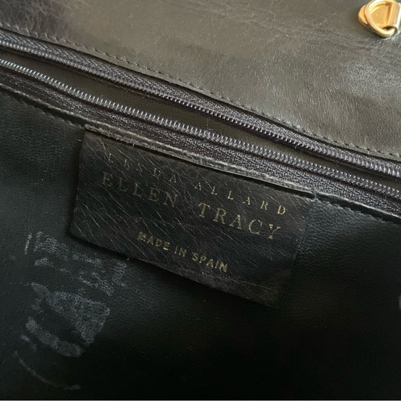 ୨୧ ･ﾟ✧ Ellen Tracy Vintage Black Handbag - Picture 4 of 5